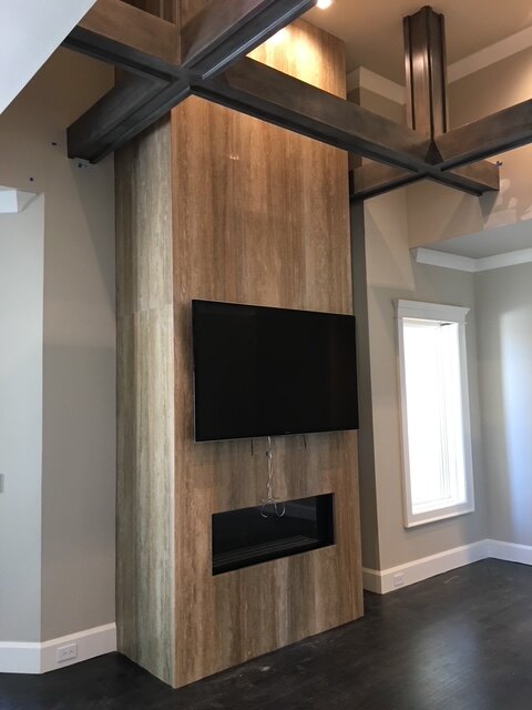 Marble Entry and Fireplace Walls photo 4